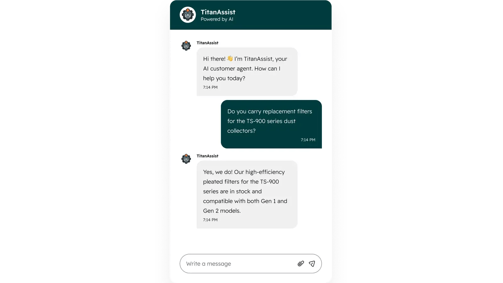 Breeze Customer Agent on Website