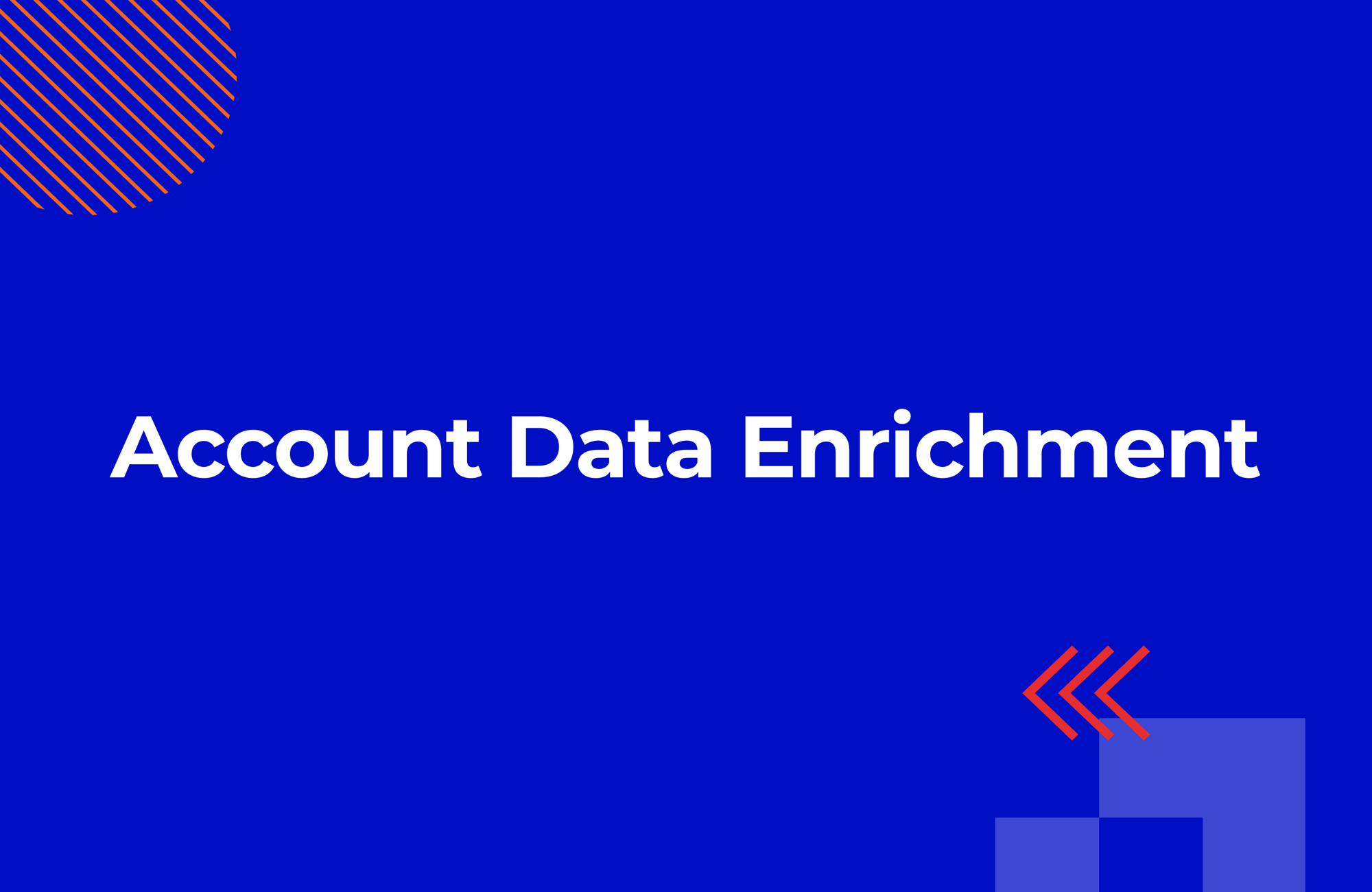 Account Data Enrichment