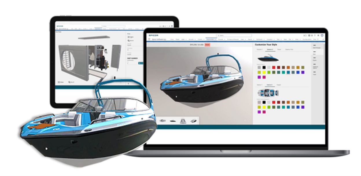 Conceptual Visual Configurator Interface Showing One Industrial