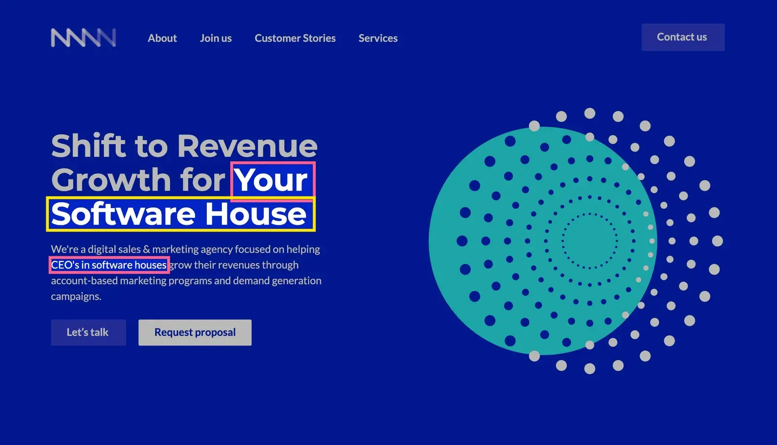 Figure 3: STEP 5 - Personalize your website for your targeted accounts and